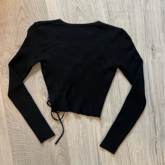 BNWOT Revolve Superdown Tina Lace Up Sweater - Picture 7 of 7